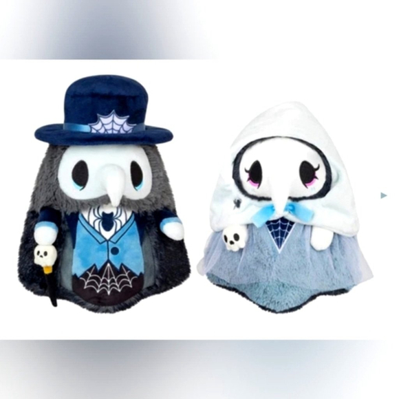 Mini Squishable Haunted Plague Doctor & Nurse Set - Picture 1 of 7